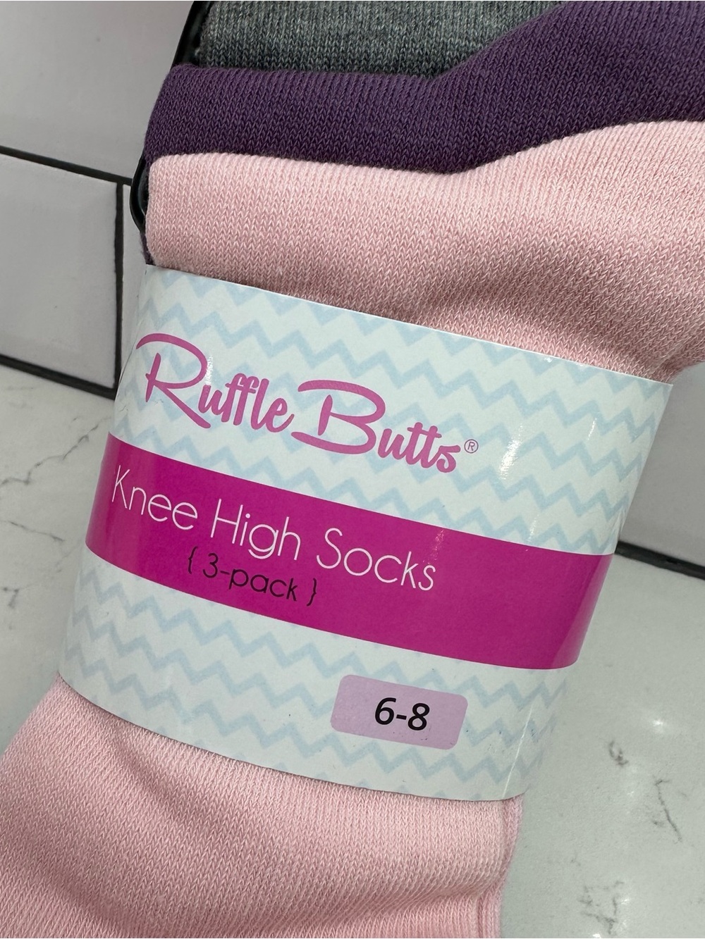 RuffleButts knee high socks NWT